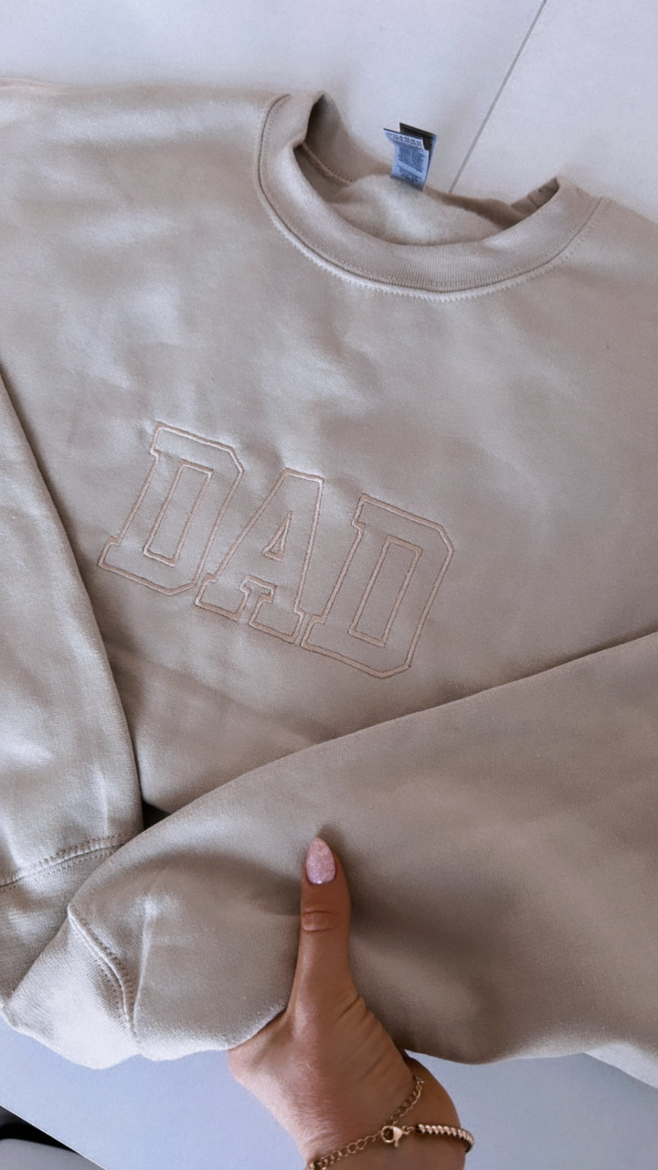 Tone on Tone Dad Sweater