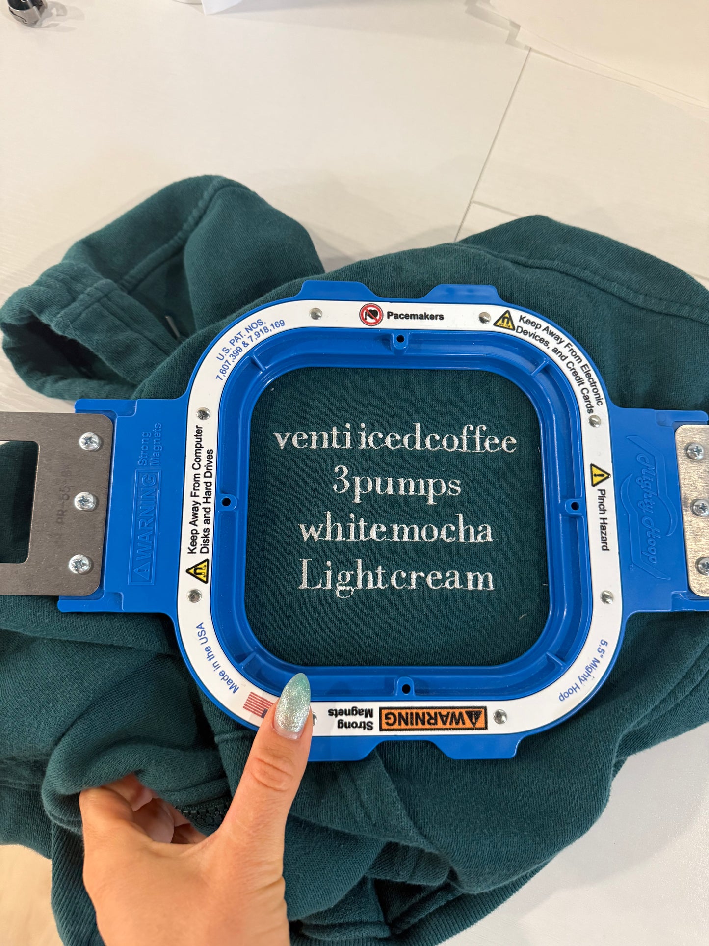 Coffee Order Zip Up Sweater🤍
