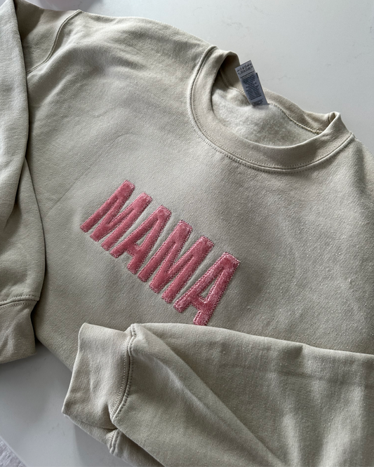 Embroidered Mama Onsie Sweater🤍!