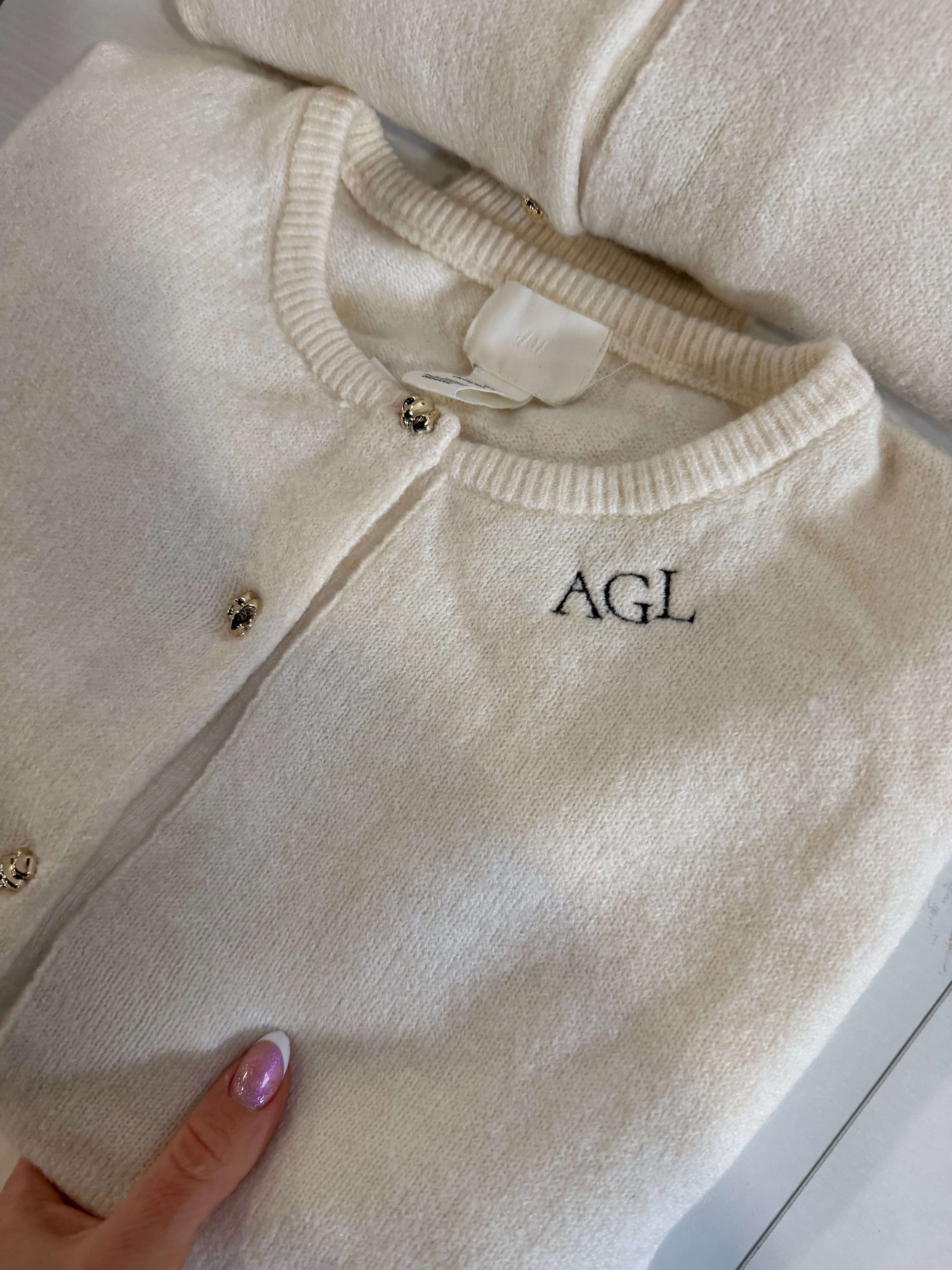 Initial cardigan🪡