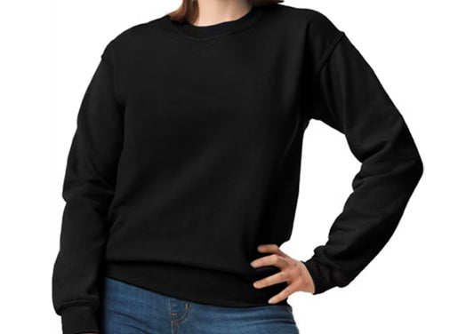 Black custom crewnecks
