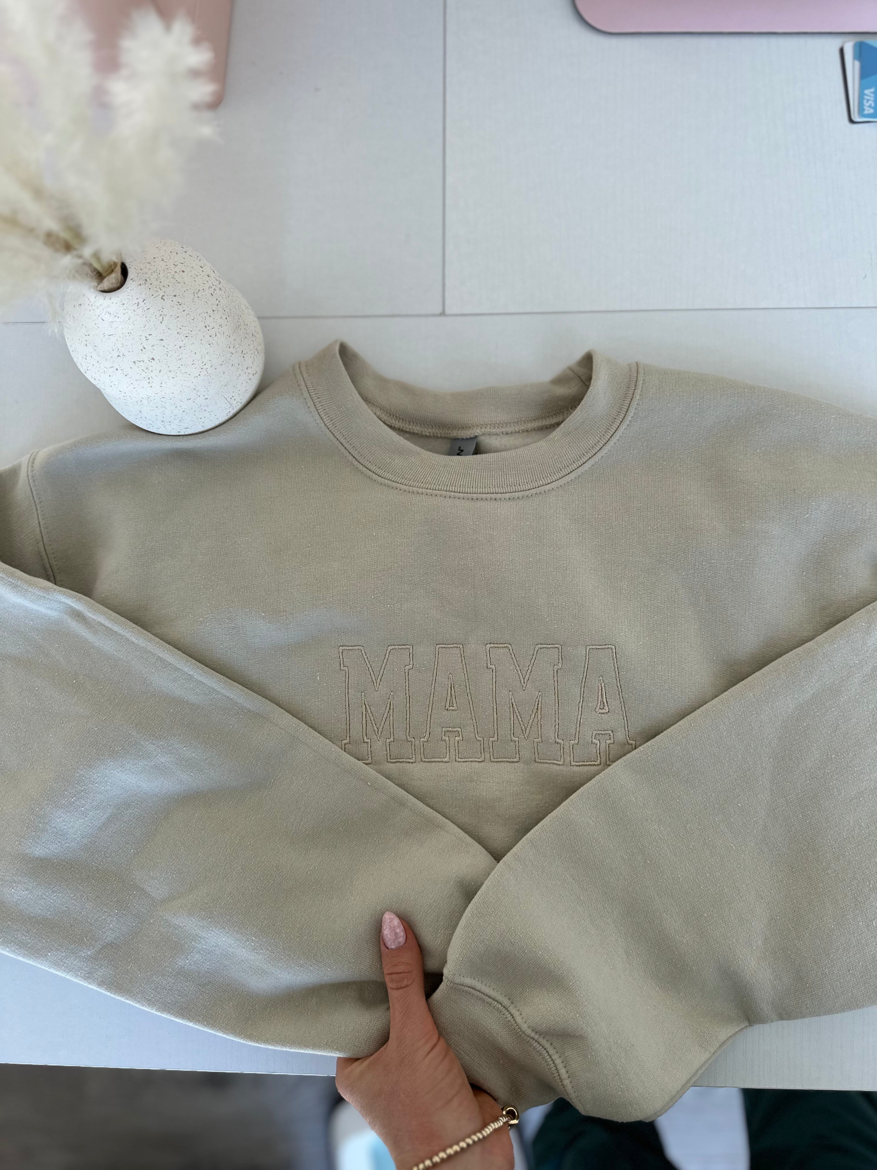 Tone on Tone Mama Sweater!